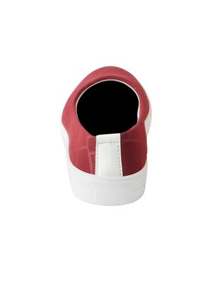 maroon synthetic slip on ballerina - 16015727 - Standard Image - 3