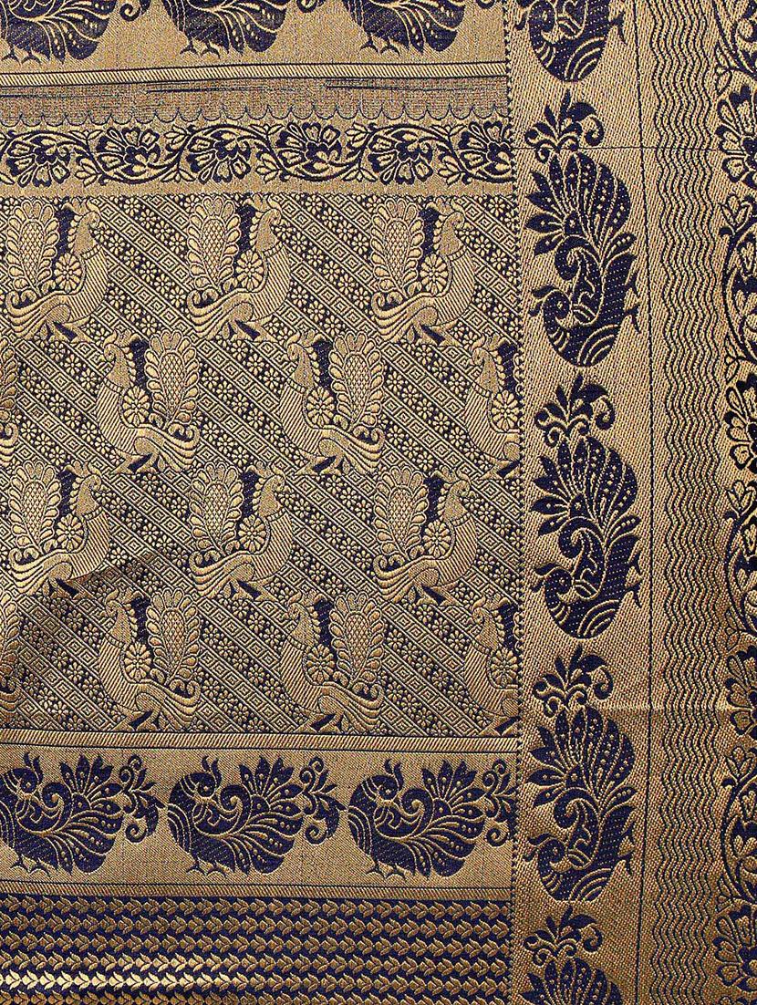 Zari woven saree with blouse - 16016969 - Zoom Image - 3