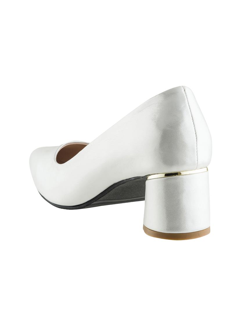 silver slip on pumps - 16019464 - Zoom Image - 3