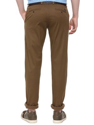 brown cotton chinos - 16025649 - Standard Image - 3