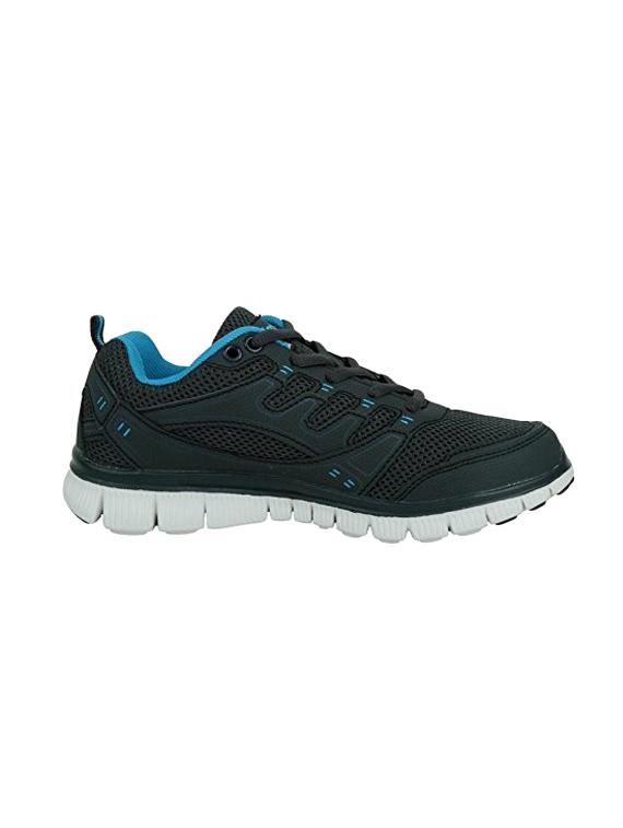 navy blue mesh lace up sport shoes - 16025774 - Zoom Image - 3