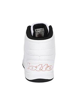 white leatherette lace up sneakers - 16025782 - Standard Image - 3