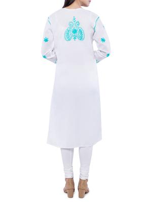 Chikankari straight kurta - 16026709 - Standard Image - 3