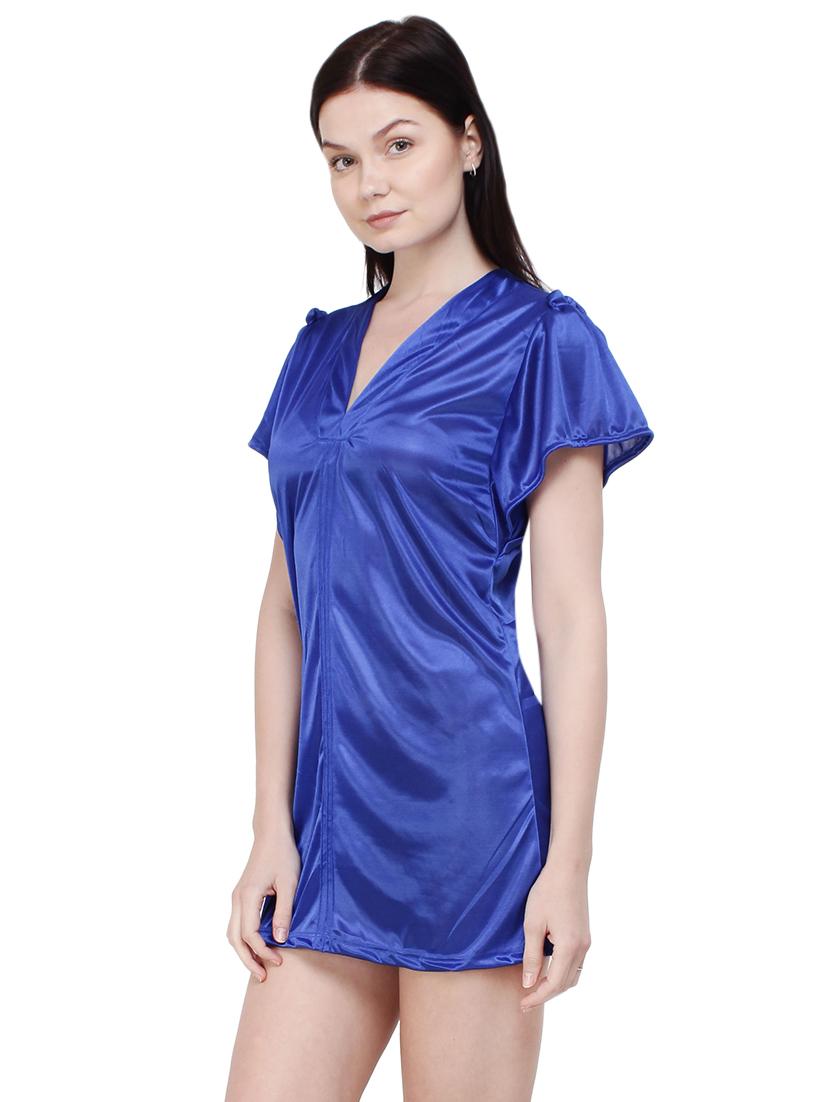 blue sleepwear robe and bikini set - 16027104 - Zoom Image - 3