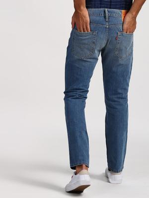 blue light washed jeans - 16027807 - Standard Image - 3