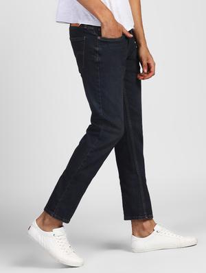blue cotton plain jeans - 16027818 - Standard Image - 3