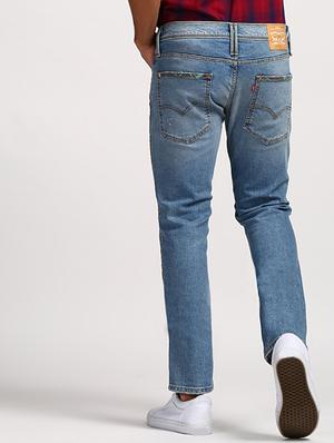 blue light washed jeans - 16027918 - Standard Image - 3