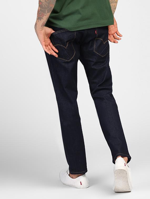 blue cotton plain jeans - 16027934 - Zoom Image - 3