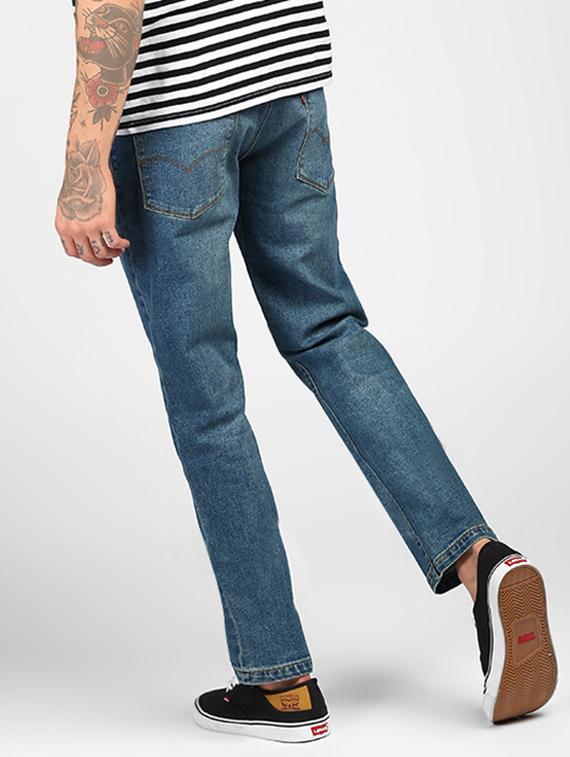 blue cotton light washed jeans - 16027936 - Zoom Image - 3
