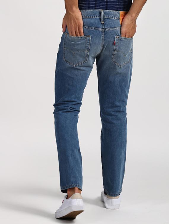 blue light washed jeans - 16028010 - Zoom Image - 3