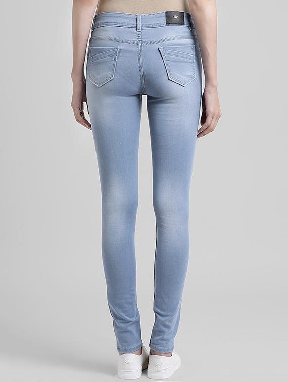stone washed skinny jeans - 16029177 - Zoom Image - 3