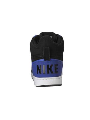 nike court borough mid black & blue ankle high sneakers - 16040131 - Standard Image - 3