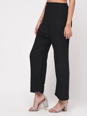 high rise solid palazzo - 16040731 - Standard Image - 3