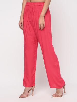 high rise solid palazzo - 16040736 - Standard Image - 3