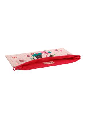 pink canvas regular clutch - 16041598 - Standard Image - 3
