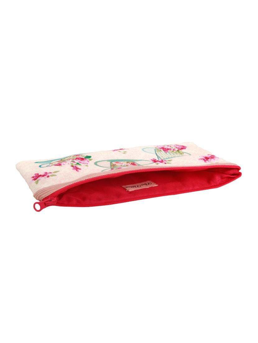 pink canvas regular clutch - 16041602 - Zoom Image - 3