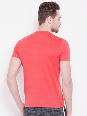 red typographic chest print tshirt - 16041696 - Standard Image - 3