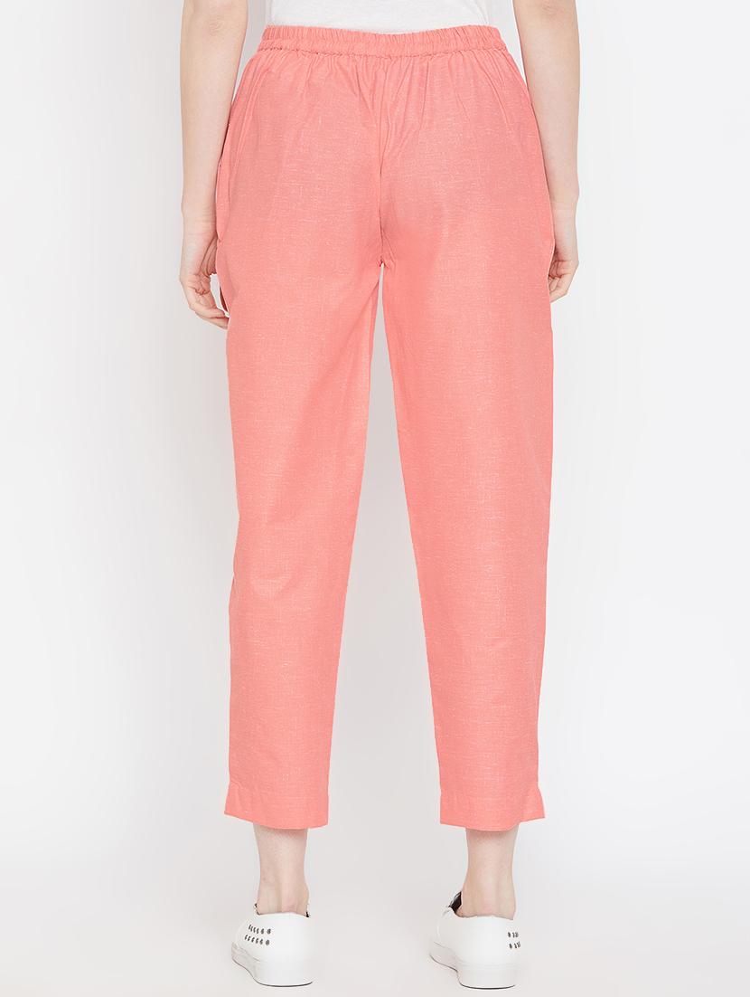 pleat detail drawstring cropped pant - 16046981 - Zoom Image - 3