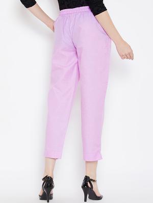 pleat detail drawstring cropped pant - 16046987 - Standard Image - 3