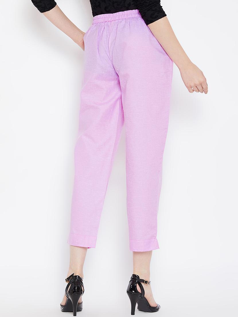 pleat detail drawstring cropped pant - 16046987 - Zoom Image - 3