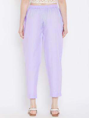 pleat detail drawstring cropped pant - 16046989 - Standard Image - 3