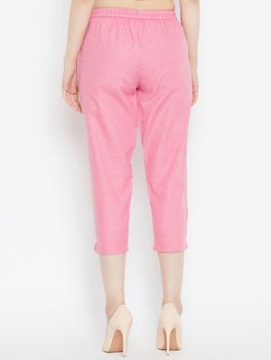 pleat detail cropped pant - 16047024 - Standard Image - 3