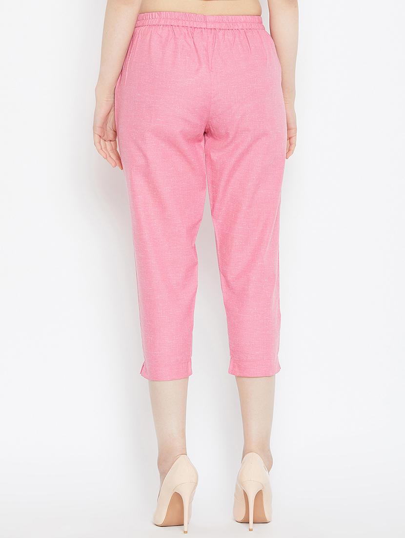 pleat detail cropped pant - 16047024 - Zoom Image - 3