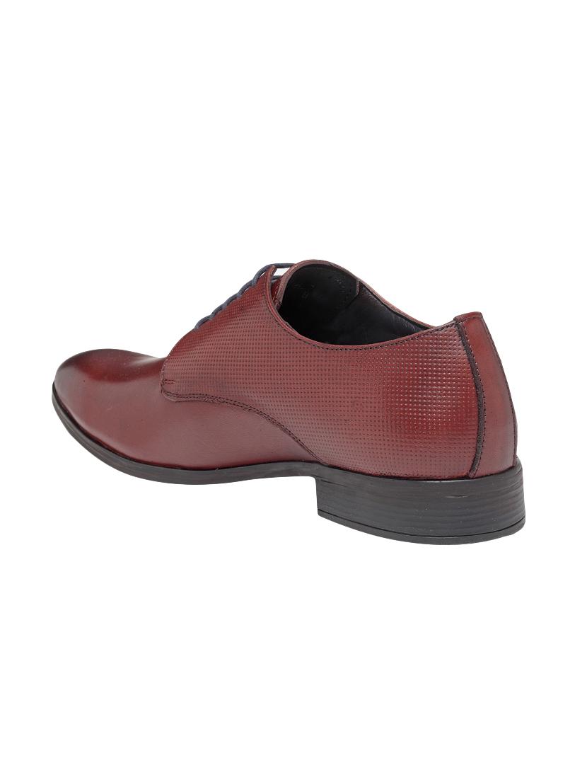 brown leather lace-up derbys - 16047165 - Zoom Image - 3