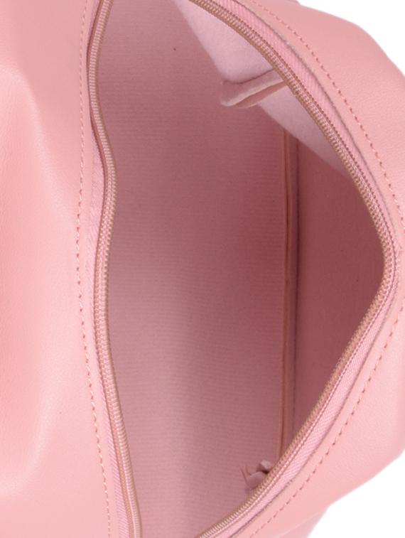 pink leatherette (pu) fashion backpack - 16047389 - Zoom Image - 3