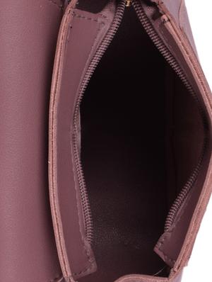 purple leatherette (pu) regular sling bag - 16047442 - Standard Image - 3