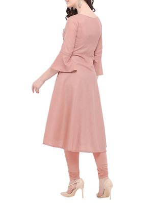 bell sleeved flared kurta - 16048125 - Standard Image - 3