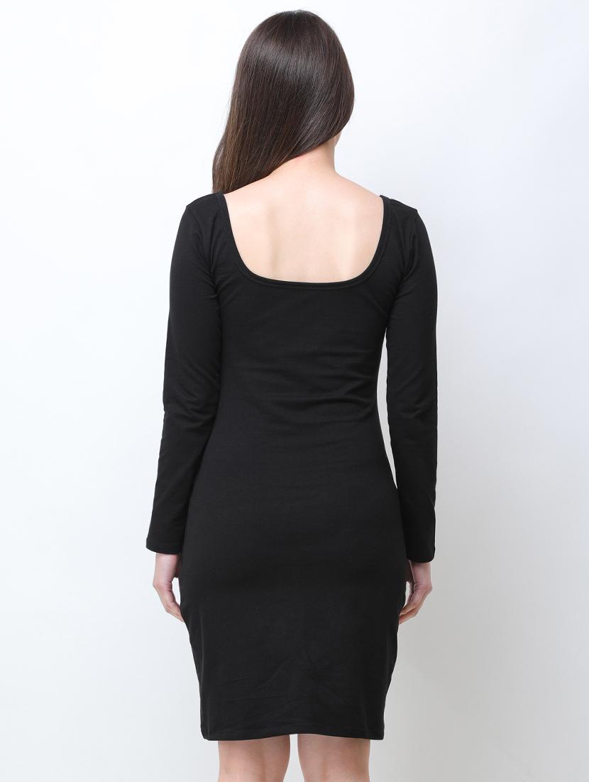 scoop neck sheath dress - 16051550 - Zoom Image - 3