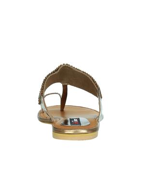 copper synthetic ethnic kolhapuris - 16054306 - Standard Image - 3
