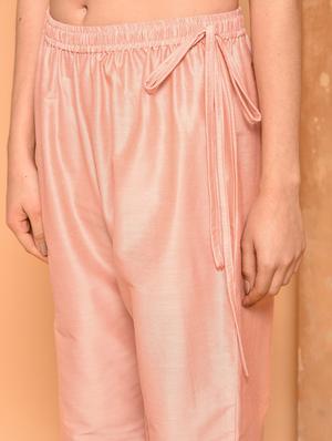 gota lace border flared kurta - 16057246 - Standard Image - 6