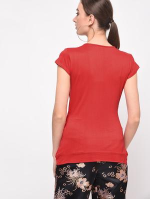 front overlap layered top - 16059497 - Standard Image - 3