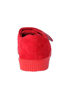 red Suede casual slip ons - 16061482 - Standard Image - 3