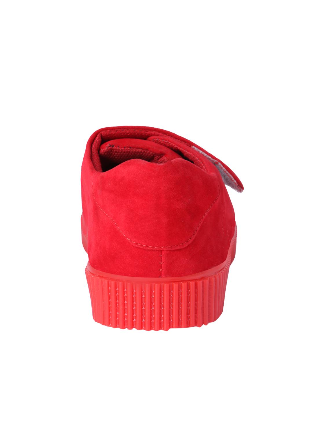 red Suede casual slip ons - 16061482 - Zoom Image - 3
