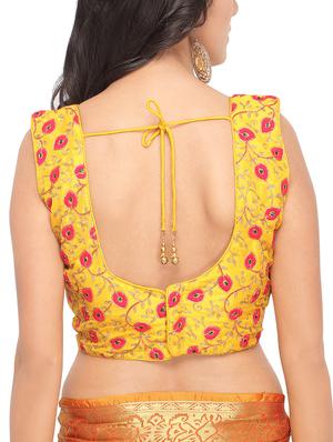 floral embroidered blouse - 16061595 - Standard Image - 3
