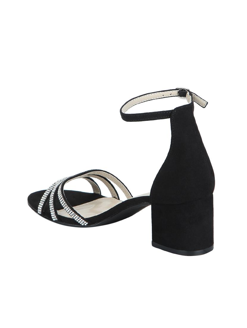 black ankle strap sandals - 16062851 - Zoom Image - 3