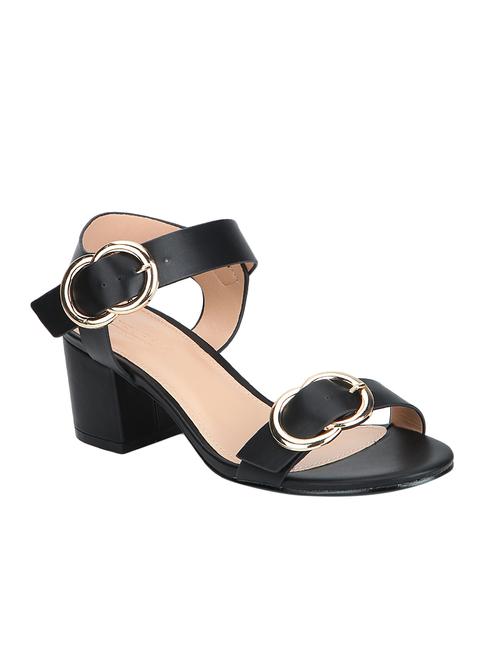 black back strap sandals - 16062856 - Standard Image - 1