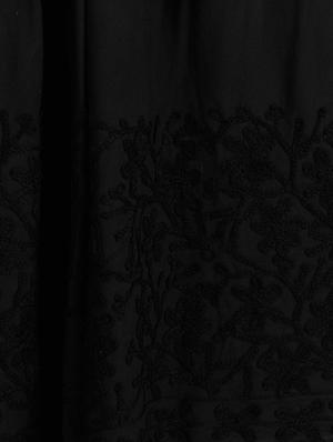 black chikankari flared palazzo - 16063440 - Standard Image - 3