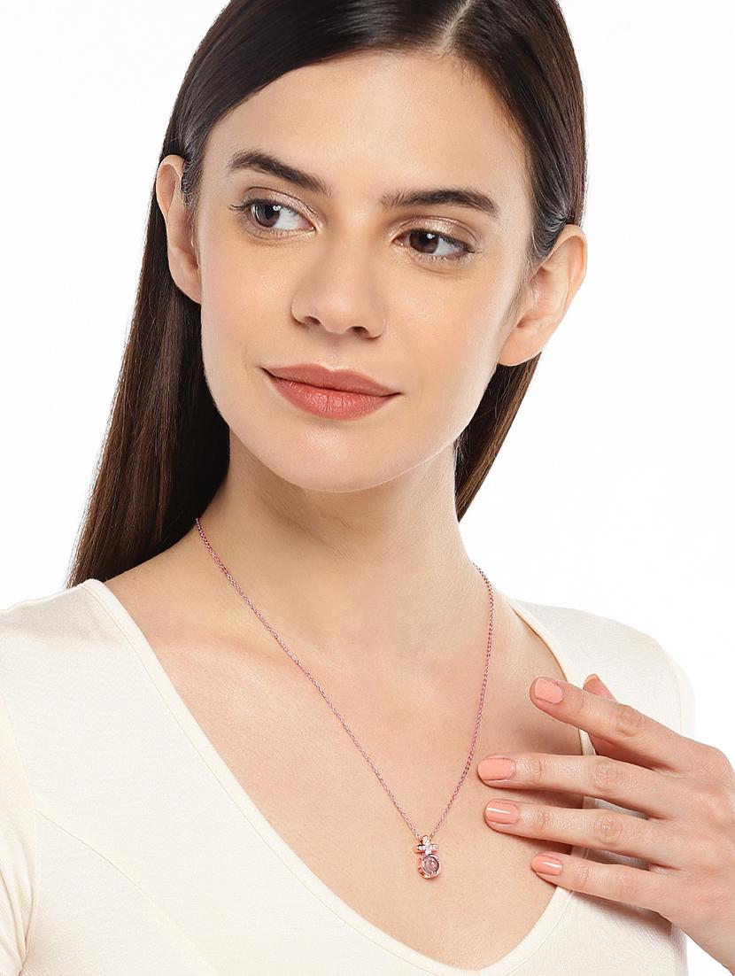 gold metal statement necklace - 16063622 - Zoom Image - 3
