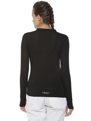zipper detail solid tee - 16064369 - Standard Image - 3