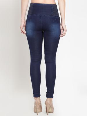 stone washed high waist jegging - 16064626 - Standard Image - 3