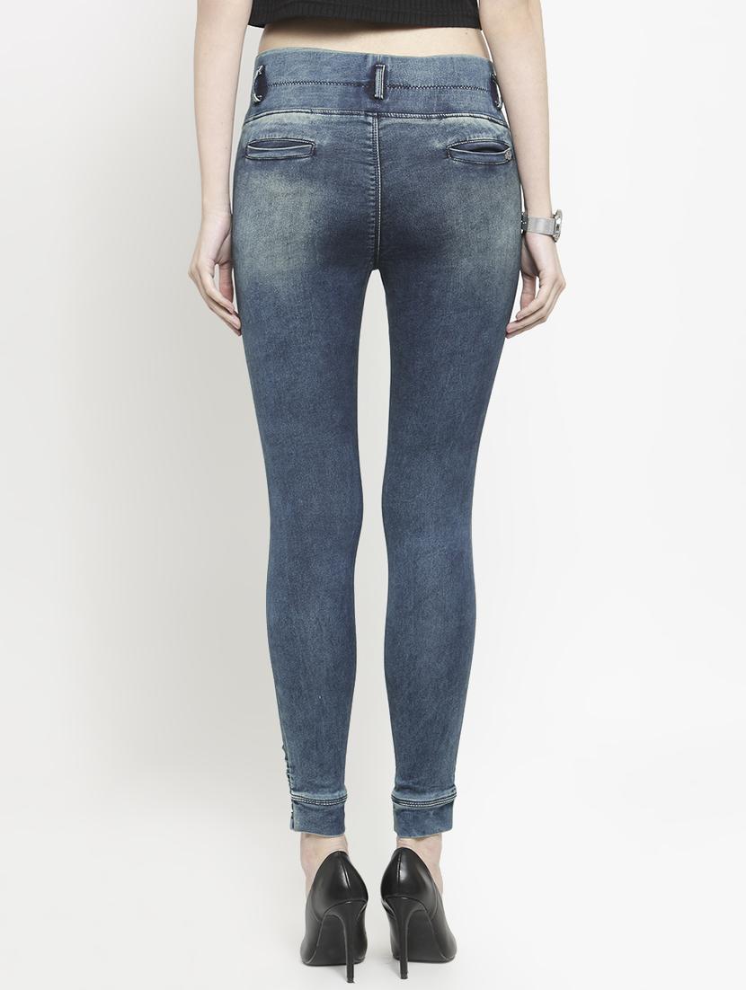stone washed pocket detail jegging - 16064652 - Zoom Image - 3