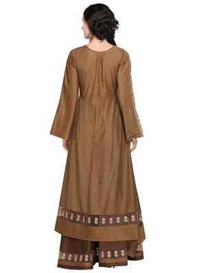 embroidered flared kurta - 16065511 - Standard Image - 3