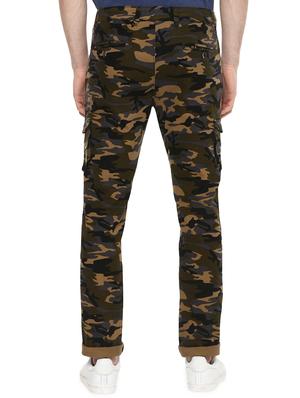 green camouflage printed cargos - 16065804 - Standard Image - 3
