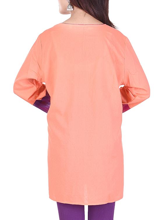 solid straight kurti - 16072270 - Zoom Image - 3
