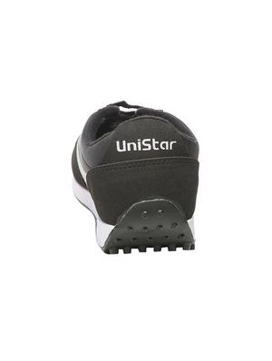 black leatherette sport shoes - 16077309 - Standard Image - 3