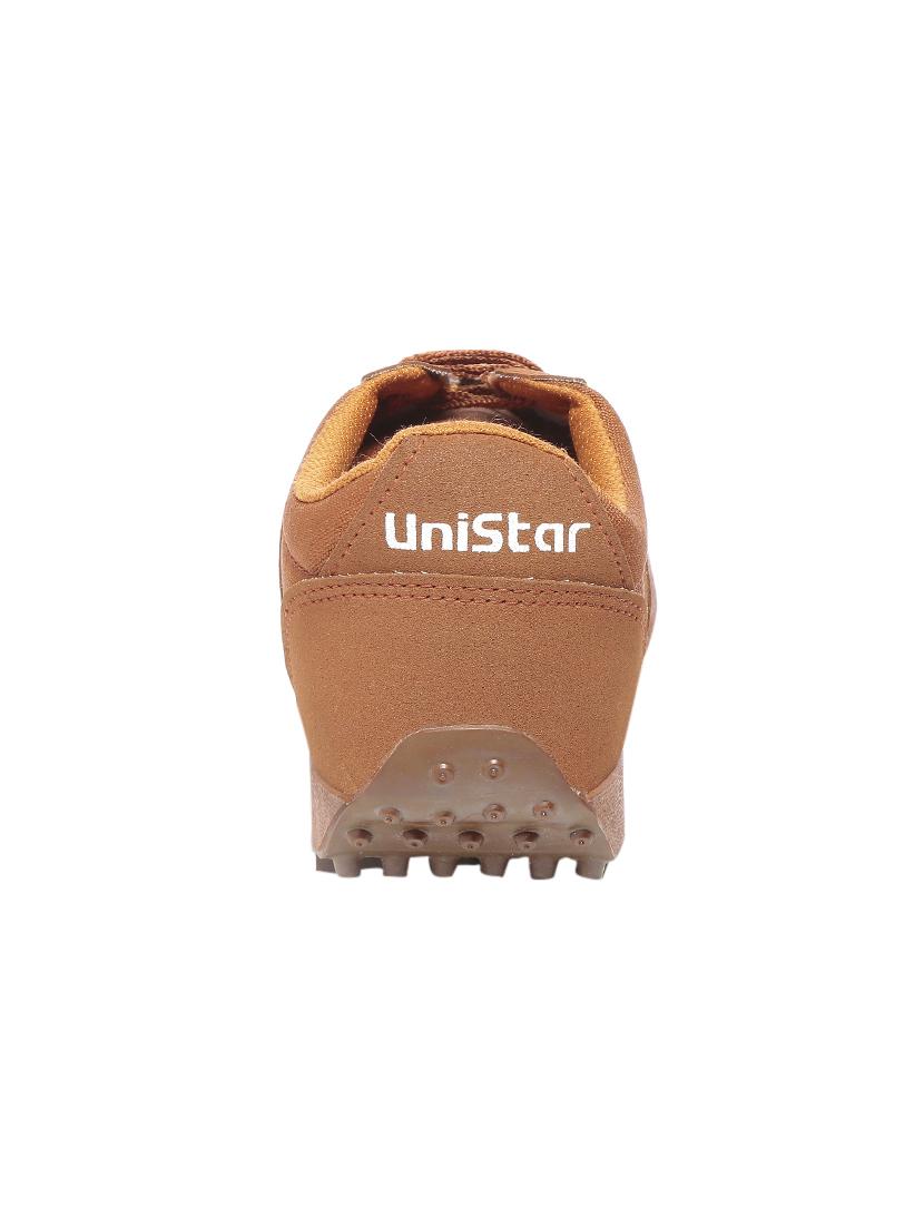 brown leatherette sport shoes - 16077317 - Zoom Image - 3